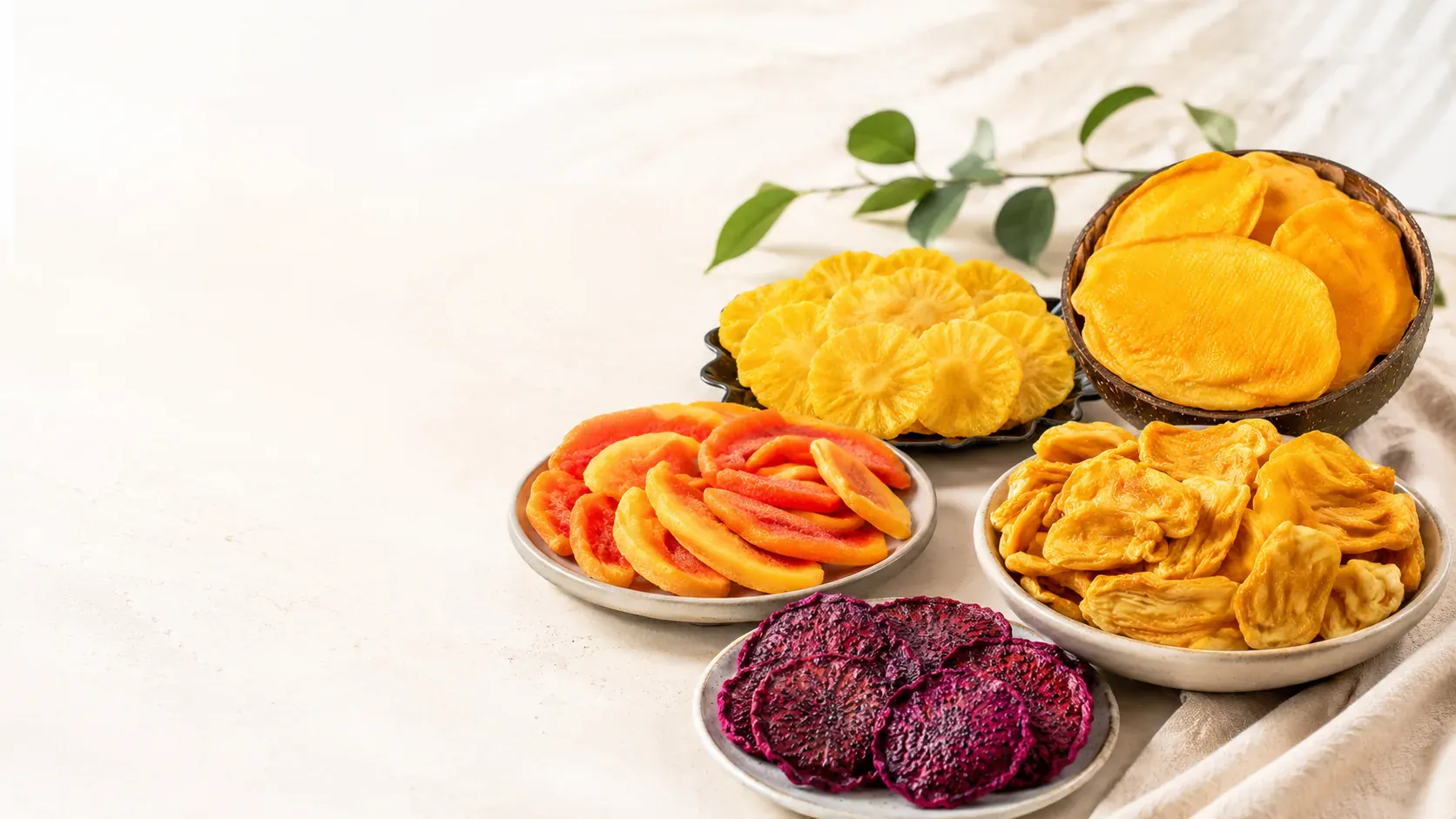 Soft dried tropical fruits from Vietnam — ANV IMPEX JSC production