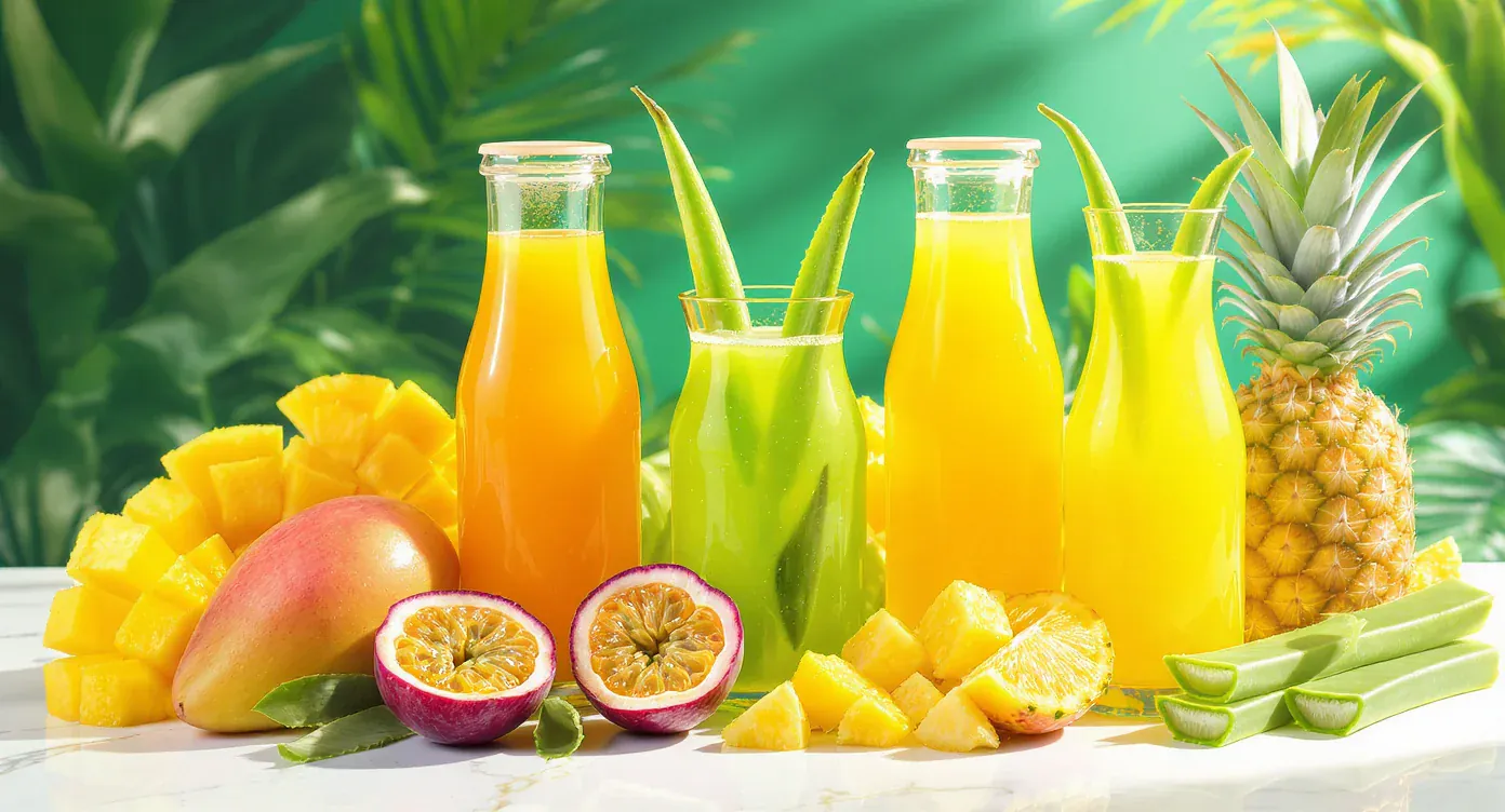 Aloe-Vera-Saft mit Chiasamen — ANV IMPEX JSC